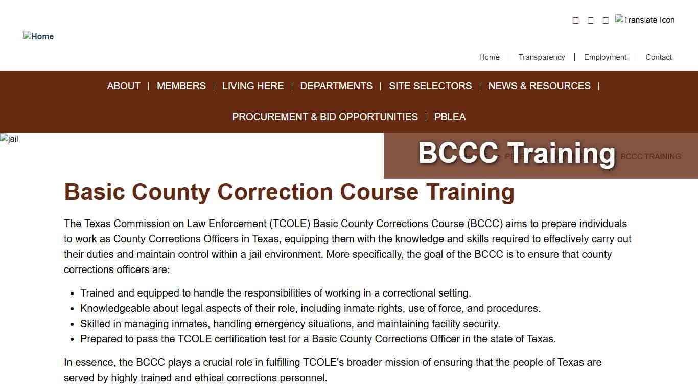 BCCC Training
